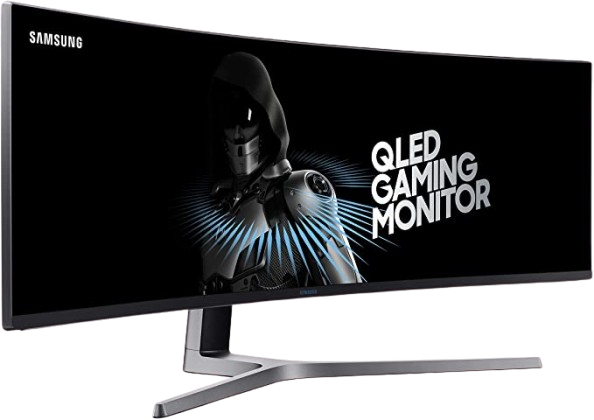 三星 49 英寸 CHG90 144Hz 曲面游戏显示器 (LC49HG90DMNXZA) – 超超宽屏 QLED