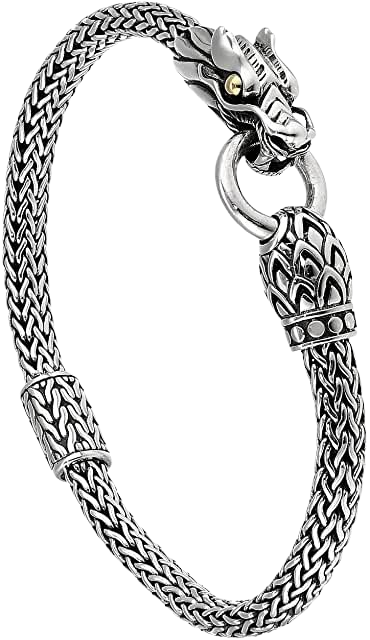 约翰·哈迪 (John Hardy) 女士传奇 Naga 金银龙站链手链