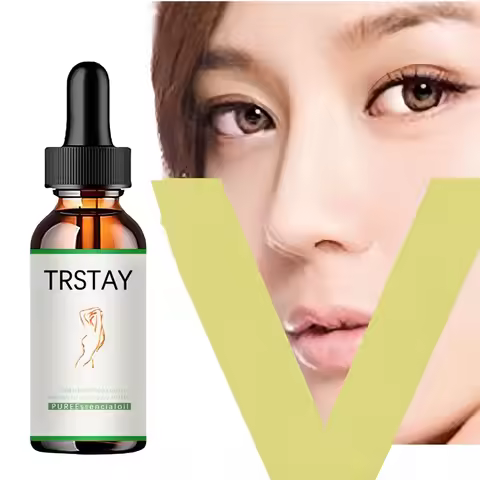 专业瘦脸精油精华强效紧致V线瘦脸抗衰老面霜瘦脸塑形产品瘦身精油