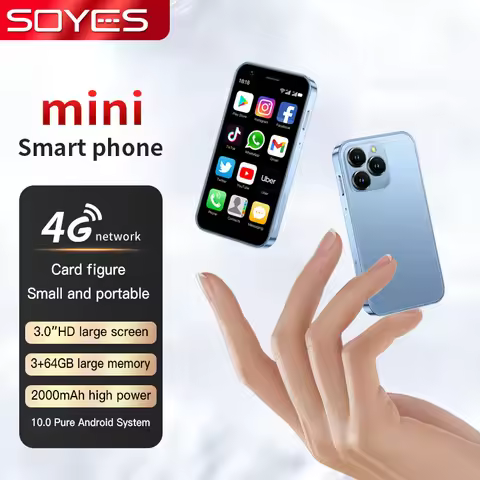 SOYES XS16 4G 迷你智能手机 3.0 英寸显示屏 Android 10.0 2000mAh 小手机