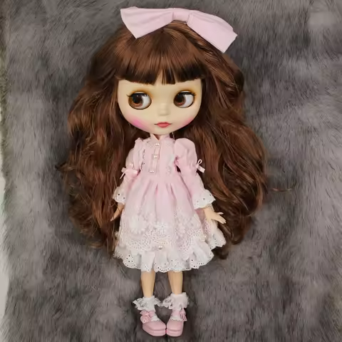 ICY DBS Blyth Doll 1/6 bjd关节素体娃娃组合含礼服鞋特价30cm动漫玩具