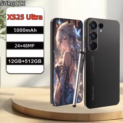 SURGAZE NEW XS25 Ultra智能手机6.6英寸智能4G 5G双卡双待安卓系统12GB+512GB全球版