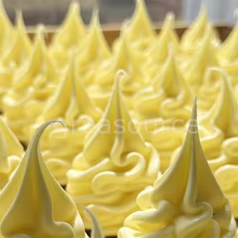 Gelato冰淇淋配方夏季香草味淡奶油香草豆荚冷藏口味甜头单一食物模型漩涡