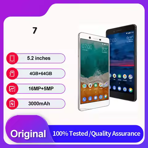 原装无锁 7 (2017) 双卡 4G 3000mAh 5.2 英寸 16MP 蓝牙指纹手机