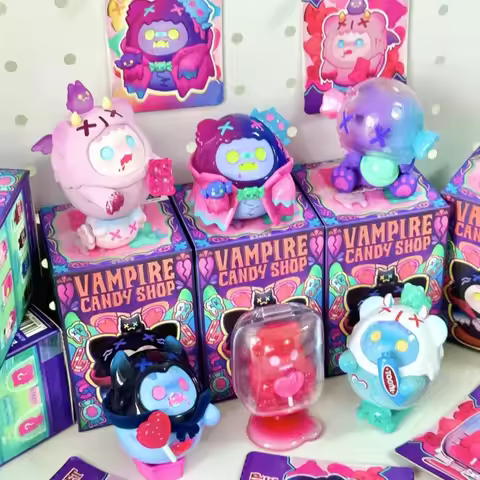 ShinWoo VAMPIRE CANDY SHOP 系列人物盲盒卡哇伊动漫雕像模型收藏玩具桌面摆件可爱礼物
